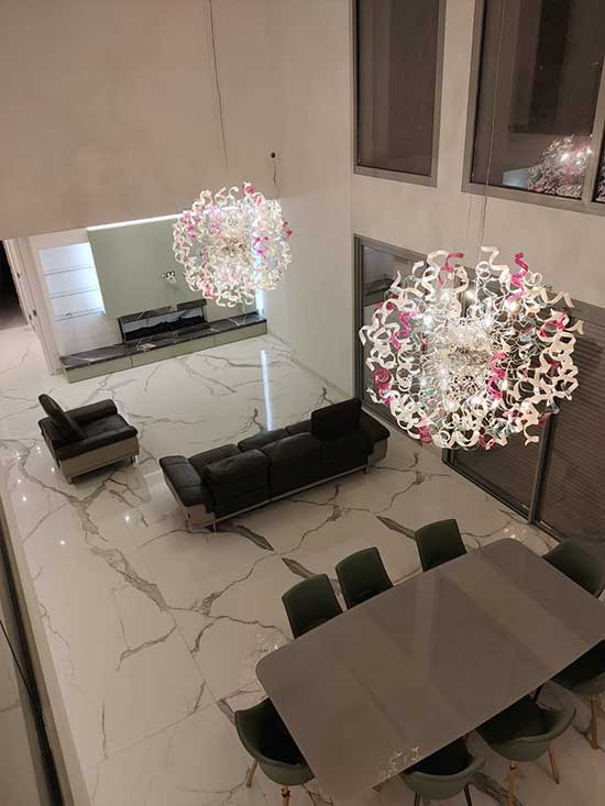 chantier d'amenagement interieur à Nice (06).